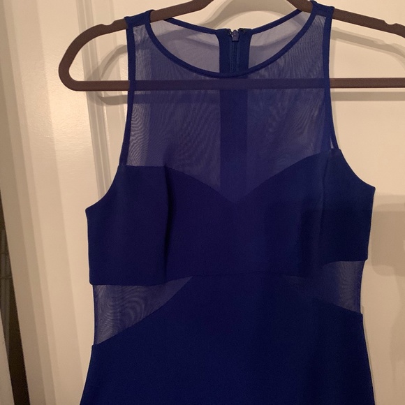 Jay Godfrey Ava Sleeveless Mesh-Inset Jersey Dress - Picture 7 of 9